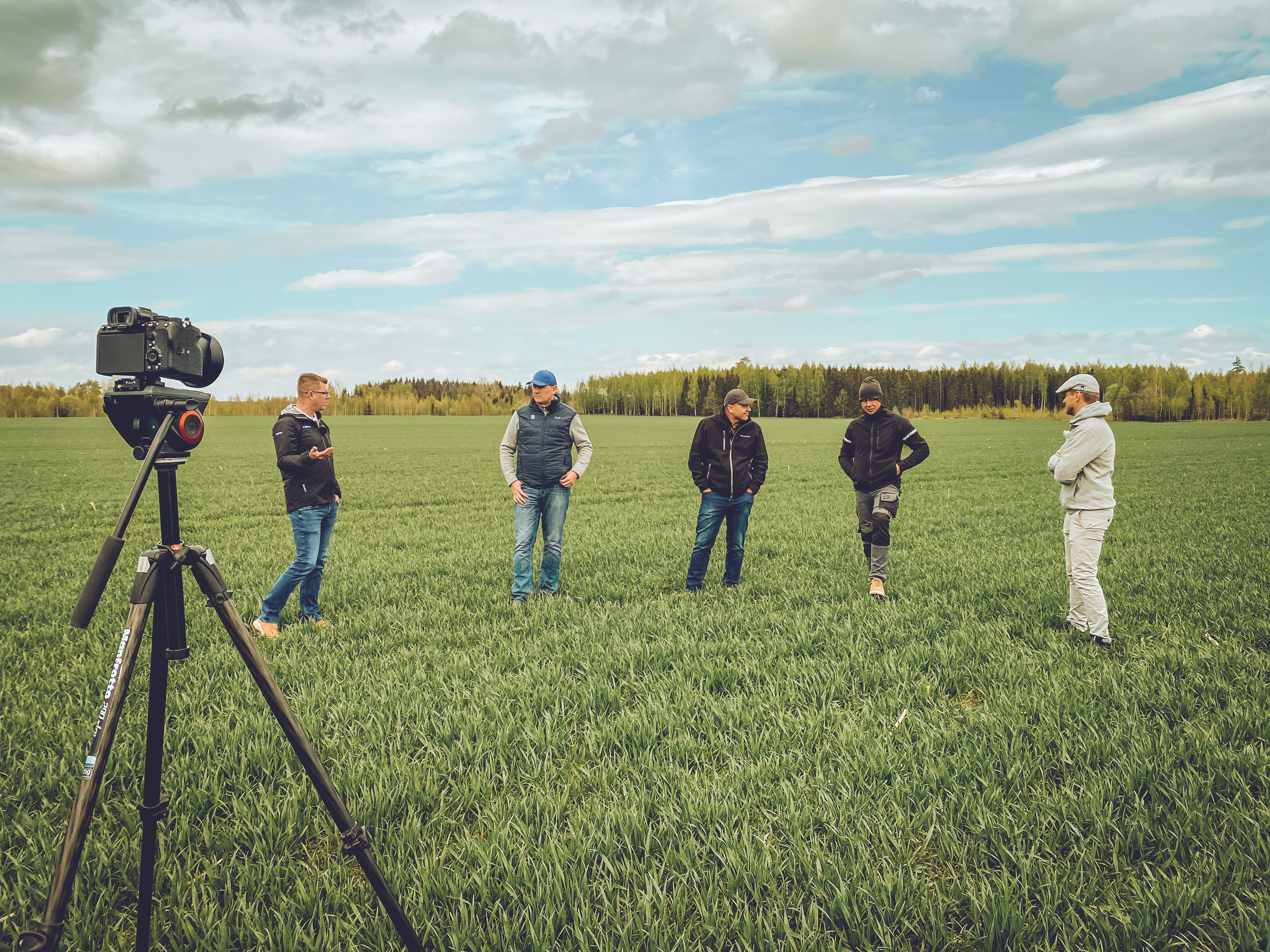 Põllupäeva filmimine